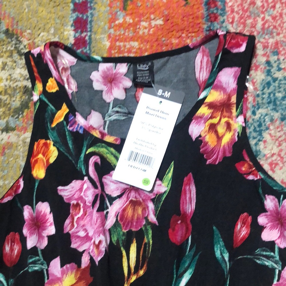 round hem maxi dress - Picture 4 of 4
